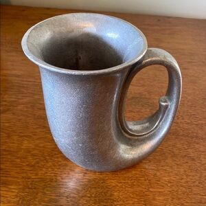 Unique Silver Mug with Handle